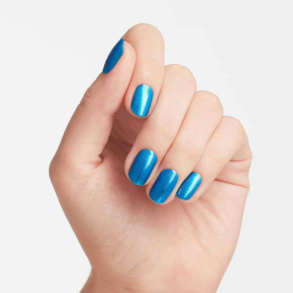 OPI Nail Lacquer Do You Sea What I Sea? | Opaque Bright Blue Shimmer Chip Resistant Nail Polish | Fiji Collection Beauty & Personal Care OPI