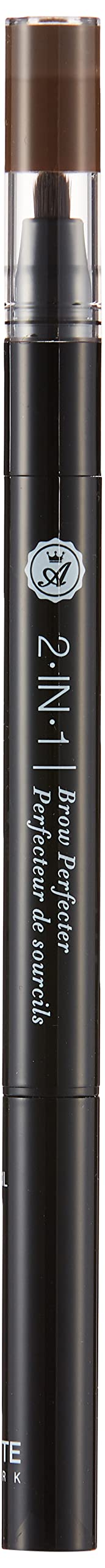 Absolute New York 2-in-1 Brow Perfecter, Dual-Ended Eyebrow Tool, Pencil and Pomade (AEBD02 Dark Brunette) Beauty & Personal Care Absolute New York