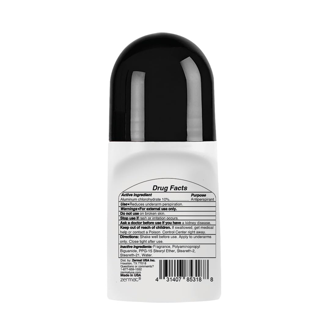 Zermat King, Roll-On Deodorant, 24 h Antiperspirant, 2.5 Oz. Beauty and Personal Care Zermat