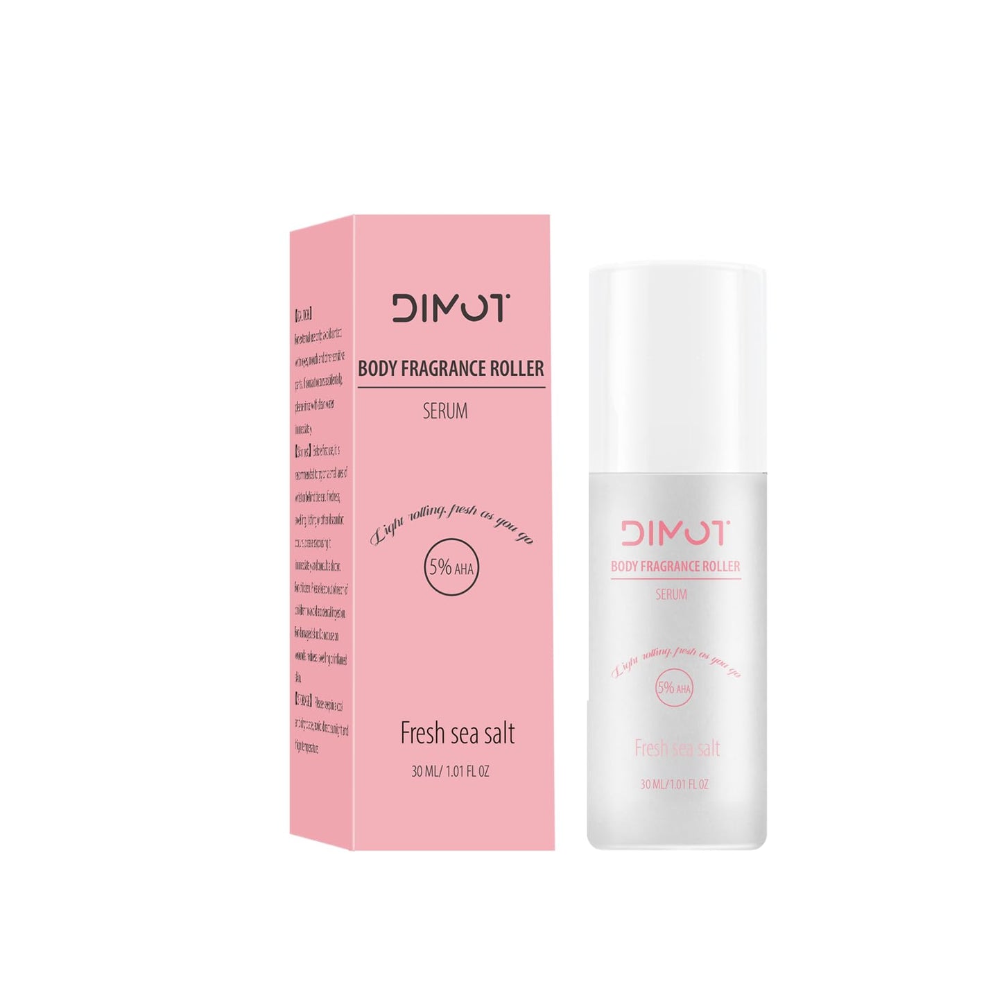 Roll-On Body Deodorant Serum?48H Odor Control + 5% Glycolic Acid?Underarm & Bikini Line Care (1 PC, Fresh Sea Salt) Beauty and Personal Care DIMOT
