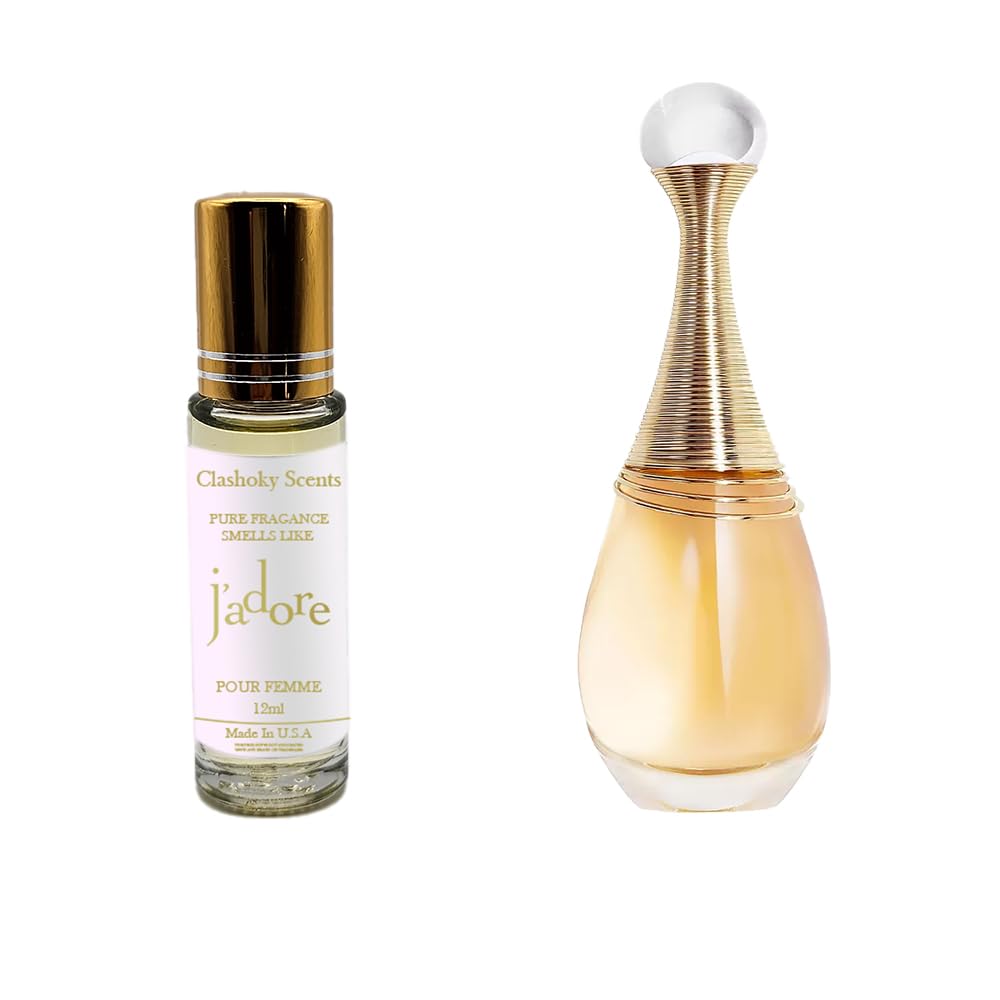 Clashoky Fragrance Perfume Oils Jadore Parfum Roll On Body Oil women(12ml) Beauty & Personal Care Clashoky