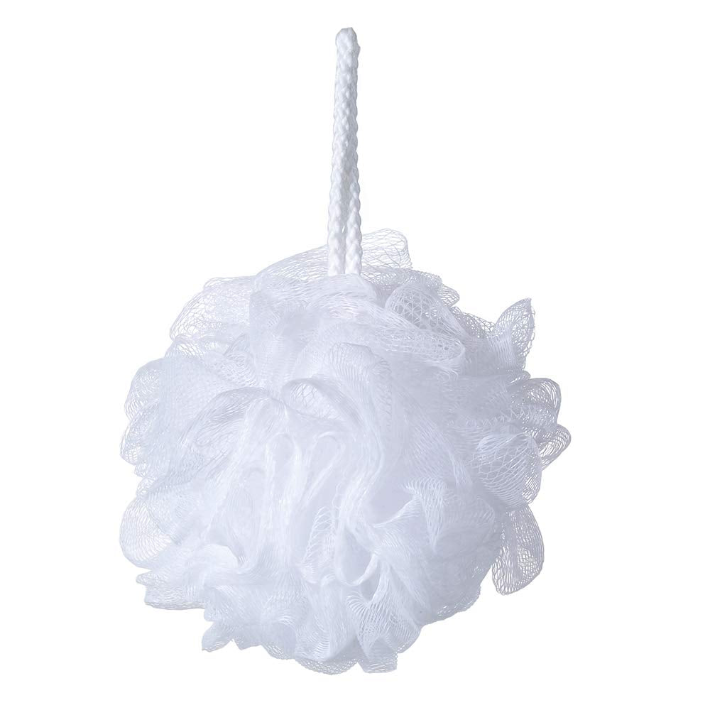 iboodi Bath Sponge Loofah Shower Pouf White Mesh Shower Puff Pack of 6 (35g/pcs) Beauty & Personal Care iboodi