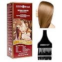 Surya Brasil All Natural HENNA Hair Color CREAM Plant Extracts, Semi-Permanent for Grey Coverage (with Brush) Brazil (LIGHT BLONDE) Beauty & Personal Care Surya Brasil