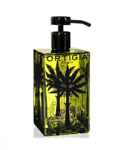 ORTIGIA Fico d'India Liquid Soap, 275 ml Glass Bottle Beauty & Personal Care ORTIGIA
