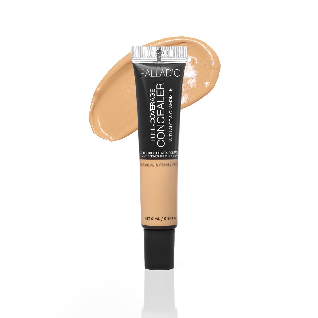 Palladio Full Coverage Concealer - Creamy Face & Under Eye Formula, Disguises Dark Circles, Blemishes, Fine Lines, Evens Skin Tone (Milk Coffee) Beauty & Personal Care Palladio