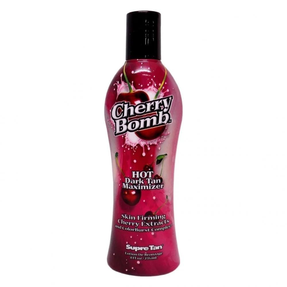 Supre Cherry Bomb Red Hot Dark Accelerator Tanning Lotion 8 oz. Beauty & Personal Care Supre