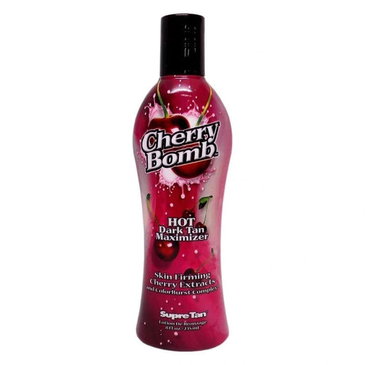 Supre Cherry Bomb Red Hot Dark Accelerator Tanning Lotion 8 oz. Beauty & Personal Care Supre