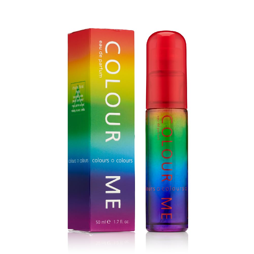 COLOUR ME Milton-Lloyd Colours - Eau de Parfum for Women - Rose, Vanilla Perfume for Women - Floral, Chypre Fragrances - Long Lasting Perfume - 1.7 oz Beauty & Personal Care COLOUR ME