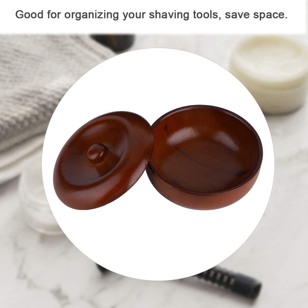 HURRISE Shaving Soap Bowl, Rubber Wood Shaving Beard Beard Set Beard Shaving Soap Bowls Foaming Shaving For Shaving Soap For Shaving Soap Bowls Bowls Beauty and Personal Care HURRISE