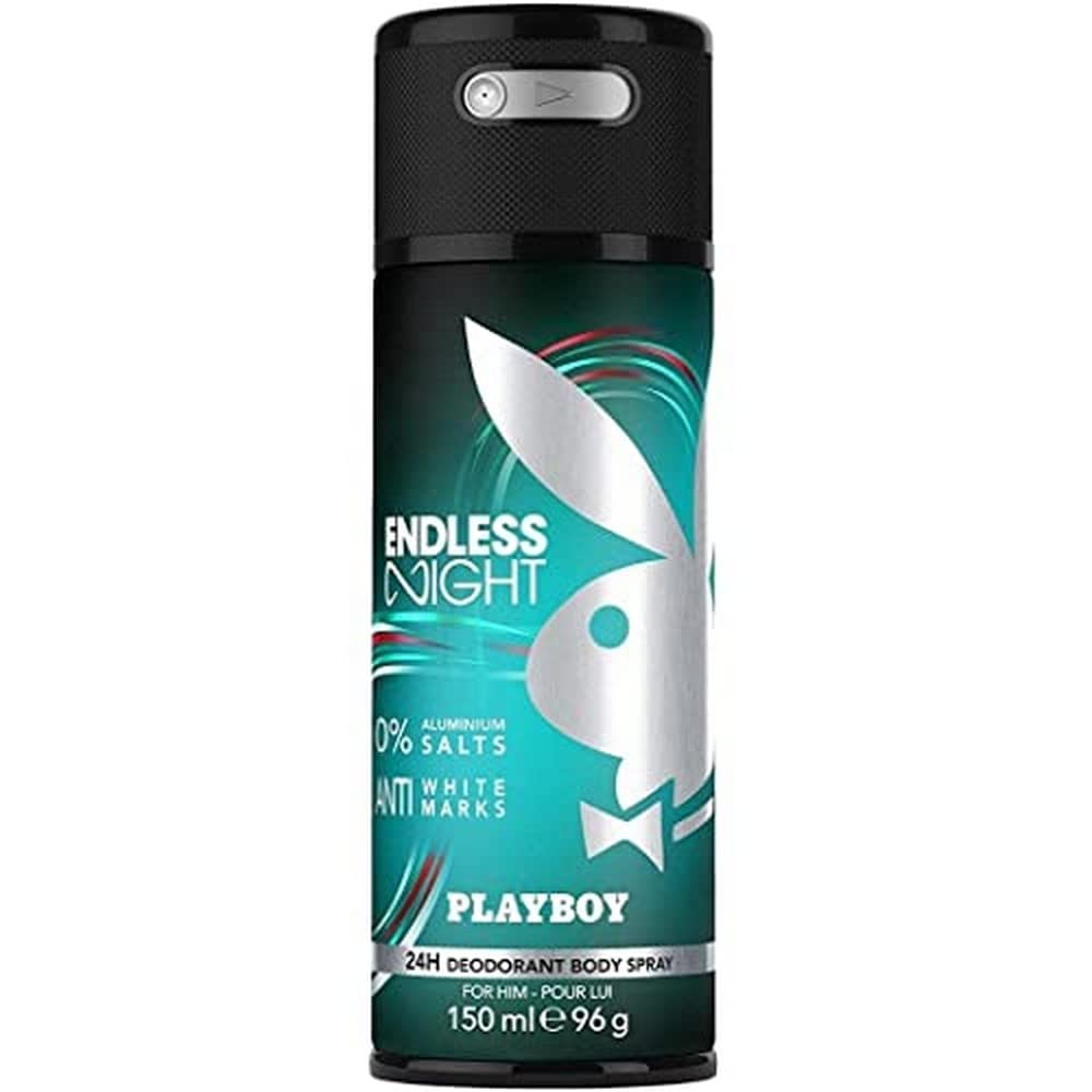 Playboy Endless Night/Coty Deodorant & Body Spray 5.0 oz (150 ml) (m) Beauty and Personal Care Playboy