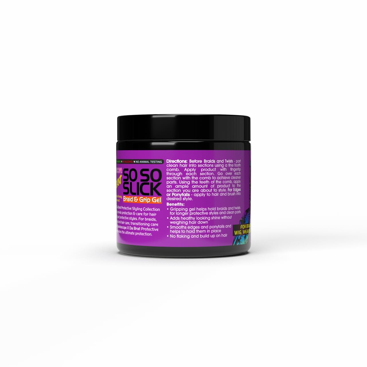 Kaleidoscope X Da Brat So So Slick Braid and Grip Gel (3.4 Oz) Beauty & Personal Care Kaleidoscope Hair Products