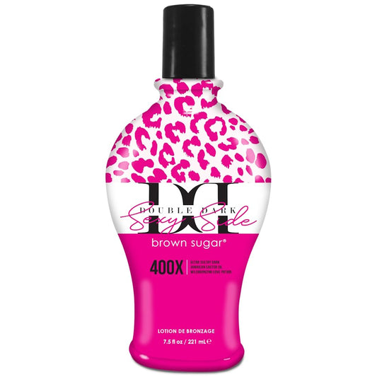 Brown Sugar Black Chocolate Raspberry Cream 400X Bronzer - Plateau-Busting Tanning Lotion with Max Silicones & Delicious Raspberry Scent, 7.5oz Beauty & Personal Care Brown Sugar