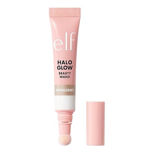 e.l.f. Halo Glow Highlight Beauty Wand, Liquid Highlighter Wand For Luminous, Glowing Skin, Buildable Formula, Vegan , IRL Angel Beauty & Personal Care e.l.f.