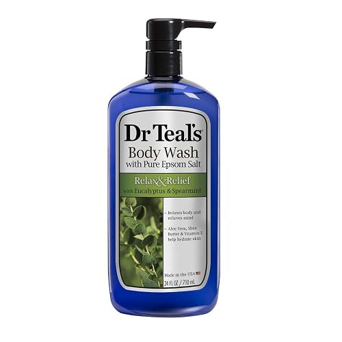 Dr Teal's Eucalyptus & Spearmint Body Wash Gift Set (3 Pack, 24oz Ea.) - Relax & Relief with Eucalyptus & Spearmint Blended with Pure Epsom Salt Beauty & Personal Care Dr Teal's