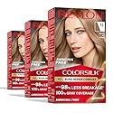 Revlon ColorSilk with Bond Repair Complex, Blonde Permanent Hair Color, 100% Gray Coverage, Ammonia Free Hair Dye, Vegan Keratin, 70 Medium Ash Blonde Beauty & Personal Care REVLON