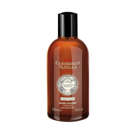 Perlier: "1783 Caribbean Vanilla" Foam Bath, Original Vanilla Scent 16.9 Fluid Ounces (500mL) Bottle [ Italian Import ] Beauty and Personal Care Perlier