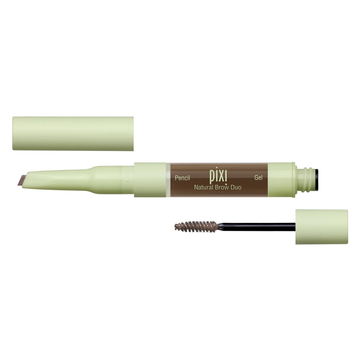 Pixi Natural Brow Duo - Natural Brown, Precision Pencil & Tinted Gel, Waterproof Brow Shaper for All-Day Hold, Paraben-Free, 0.2oz Beauty & Personal Care Pixi