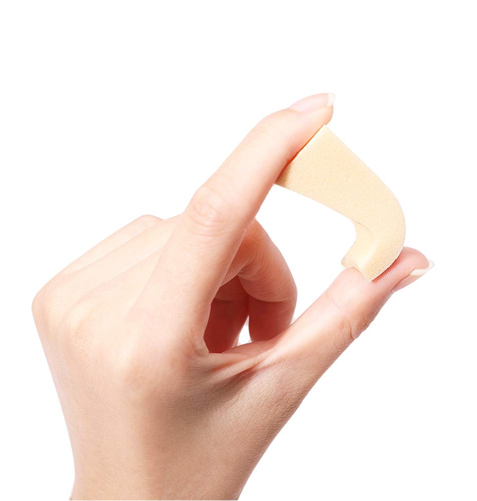 OWLFAVO 48pcs Makeup Cosmetic Wedges Sponges Triangle Latex Free Disposable Beauty Foam Powder Blender Applicator Facial Puffs for Flawless Beauty & Personal Care OWLFAVO