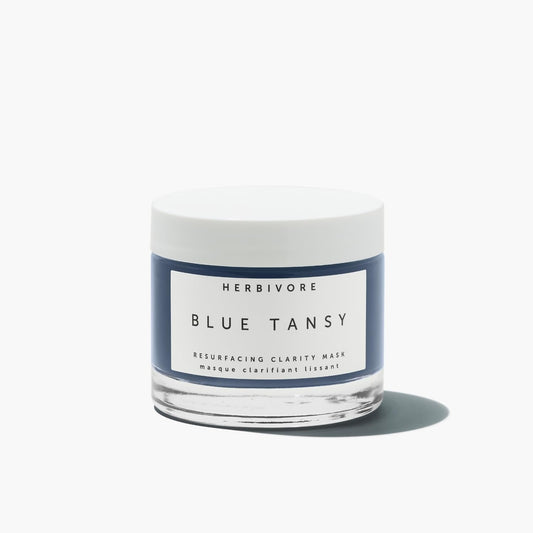 HERBIVORE Blue Tansy Resurfacing Clarity Mask | Acne Clarifying Face Mask Reduces Redness & Refines Pores | for Oily Skin, Vegan, 60 mL / 2.02 oz Beauty & Personal Care HERBIVORE