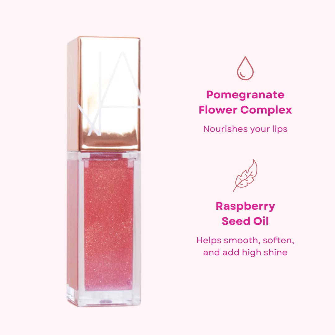 NARS Mini Afterglow Lip Shine Gloss Set:: Orgasm (Sheer Peachy Pink with Golden Shimmer), Unbroken (Shimmering Mauve) Beauty & Personal Care NARS
