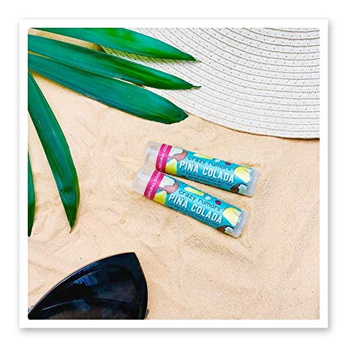 Crazy Rumors Piña Colada Lip Balm. 100% Natural, Vegan, Plant-Based, Made in USA (1-Pack) Beauty & Personal Care Crazy Rumors
