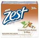 Zest Bath Bars, Cocoa Butter & Shea, 4 oz bars, 3 ea (Pack of 4) Beauty & Personal Care Zest