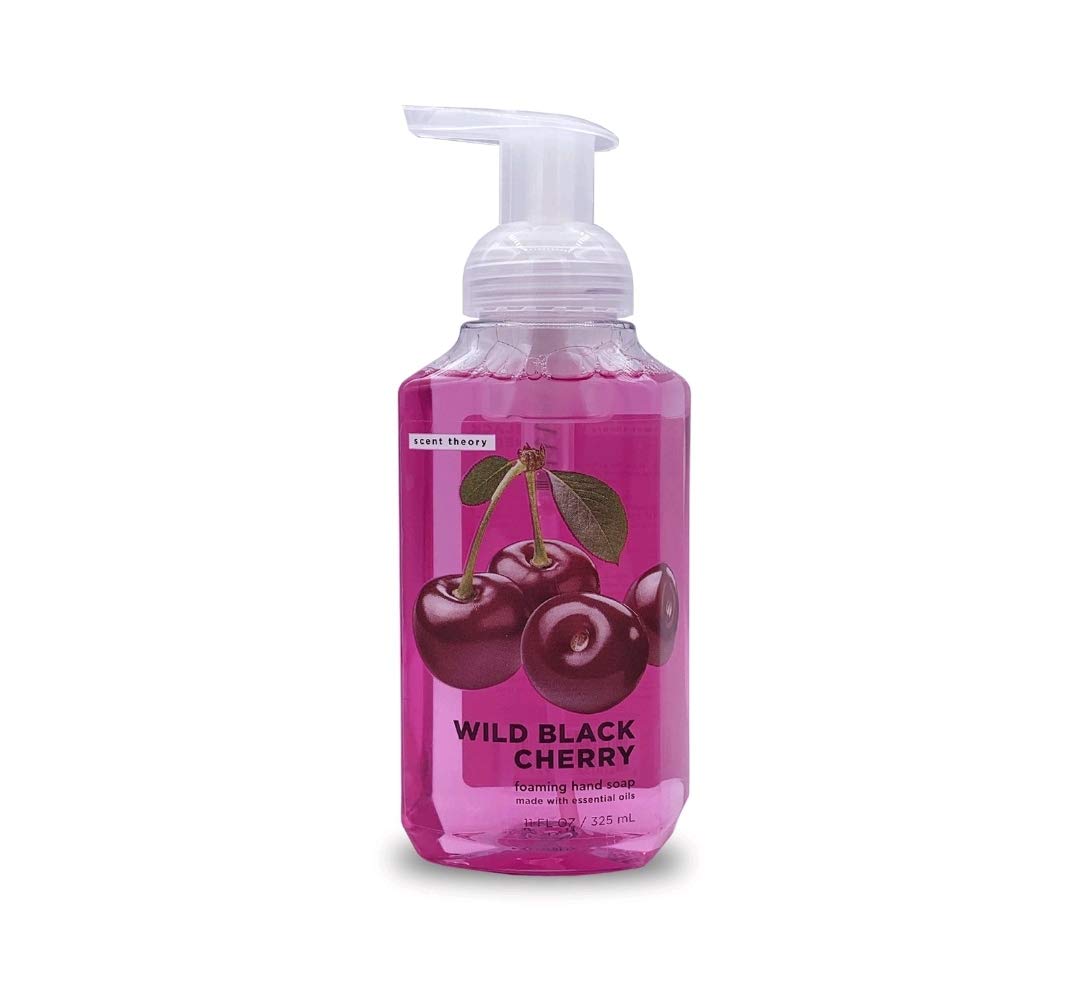 Scent Theory Hand Gentle Pump Foaming Soap ( 11 oz ) Made with Essential Oils (Wild Black Cherry) Beauty & Personal Care Hiboss