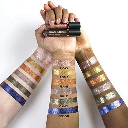 FLOWER BEAUTY Warrior Glitter Liquid Eyeshadow LongLasting HighImpact Shimmer for Eyes CrueltyFree Makeup, Bomb, 0.13 Ounce Beauty & Personal Care FLOWER BEAUTY