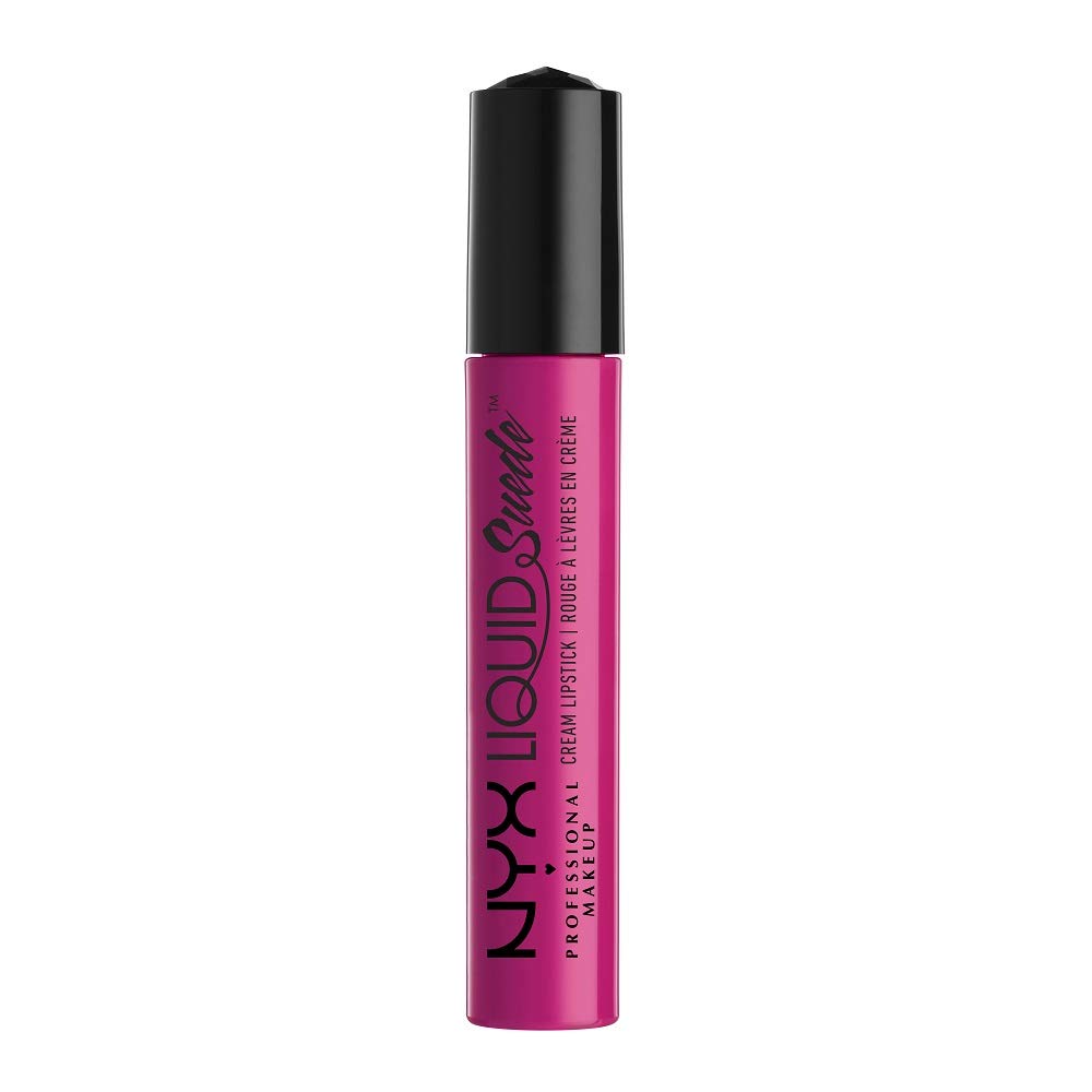 NYX PROFESSIONAL MAKEUP Liquid Suede Cream Lipstick - Pink Lust (Hot Pink) Beauty & Personal Care NYX PROFESSIONAL MAKEUP