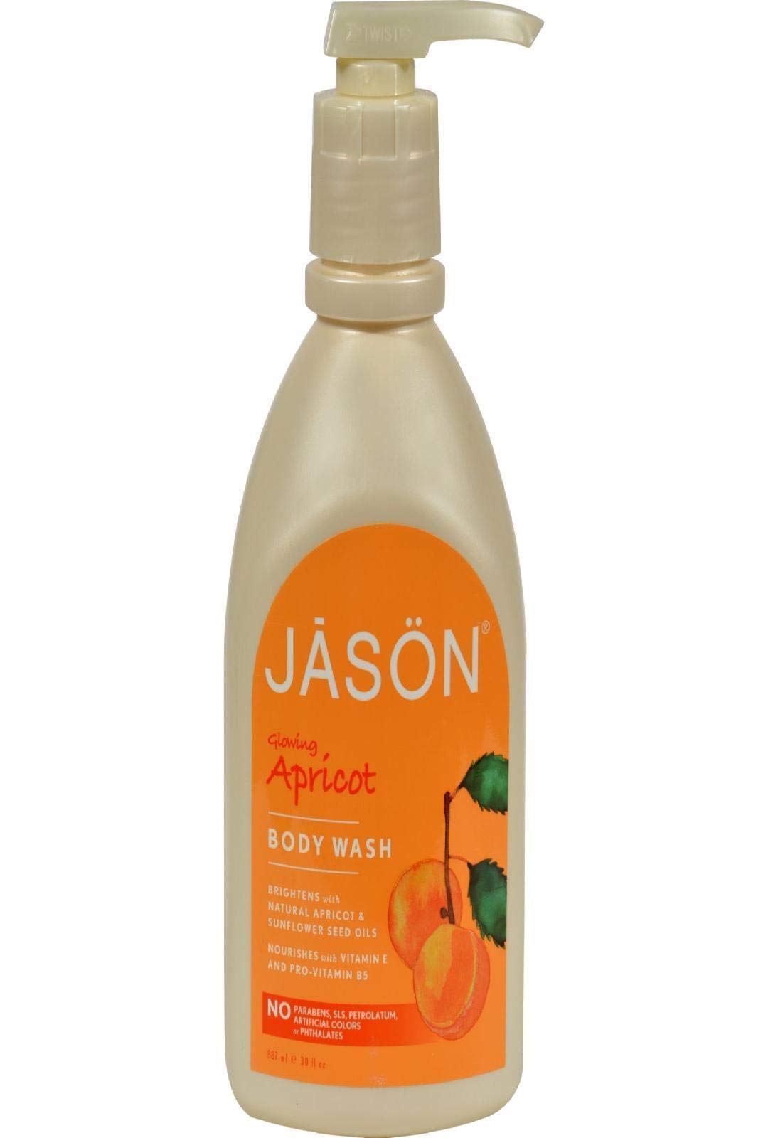 Jason Satin Shower Body Wash Apricot - 30 fl oz Beauty & Personal Care JASON