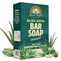 Real Aloe Aloe Vera Bar Soap (4.75 oz) | Organically Grown California Aloe | Gentle, Hydrating Cleanse for Face & Body | Unscented, Travel-Friendly | Beauty & Personal Care Real Aloe