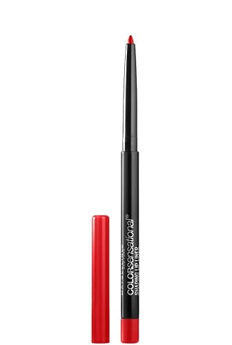 Maybelline Color Sensational Shaping Lip Liner with Self-Sharpening Tip, Very Cherry, Red, 1 Count Beauty & Personal Care MAYBELLINE