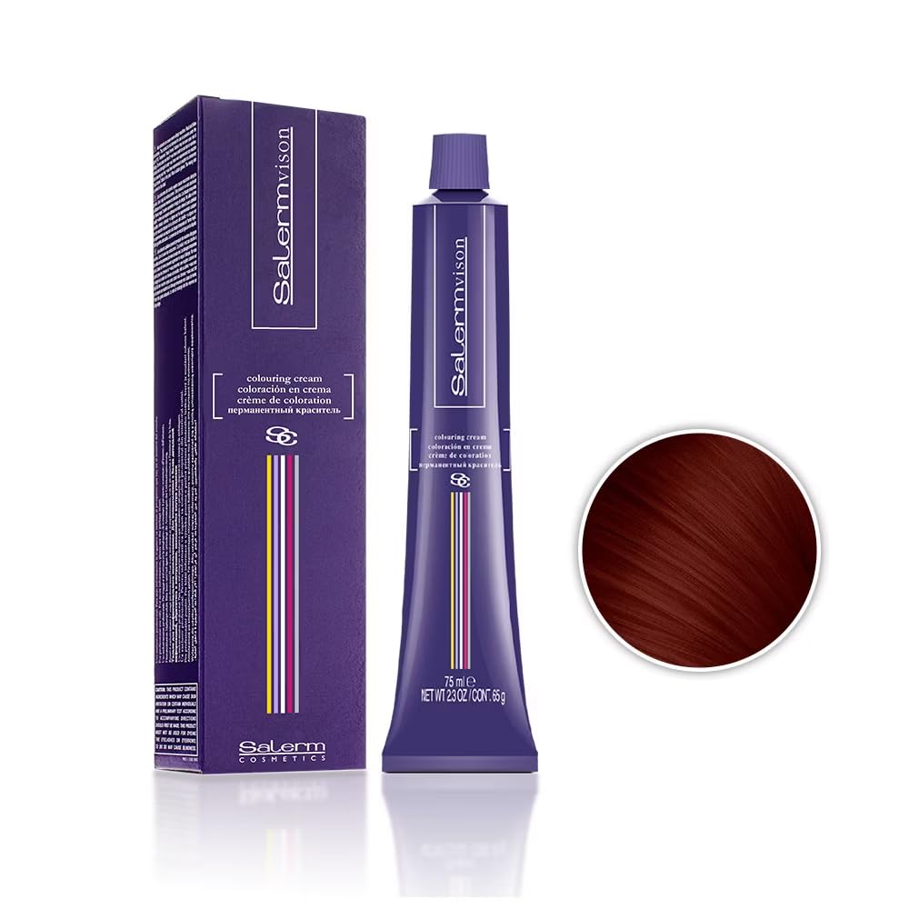 Salermvison Hair Coloring Cream #6.46 Dark Blonde Copper Reddish Reddish, 2.3 Ounce Beauty & Personal Care SALERM