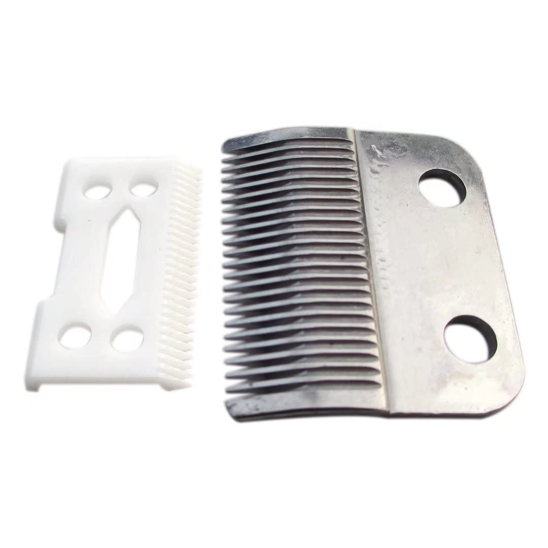 Silver Adjustable Replacement Blades Set #1006-30-15-10 Compatible with Wahl Super Taper #8400 Hair Clippers Beauty and Personal Care XSPANDER
