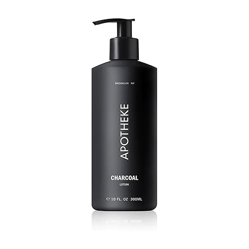 APOTHEKE Scented Hand & Body Lotion, Charcoal - 10 Fl Oz Nourishing Body Moisturizer Cream for Dry Skin - Gentle Daily Skincare for Men & Women Beauty & Personal Care APOTHEKE