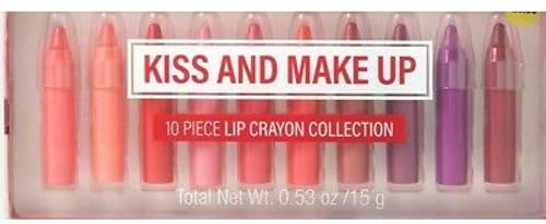 10 PIECE LIP CRAYON COLLECTION Beauty & Personal Care TRI-COASTAL DESIGN GROUP