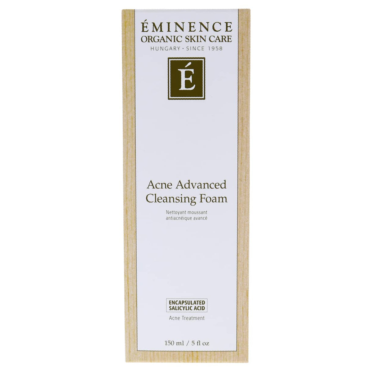 Eminence Acne Advanced Cleansing Foam for Unisex - 5 oz Cleanser Beauty & Personal Care Eminence