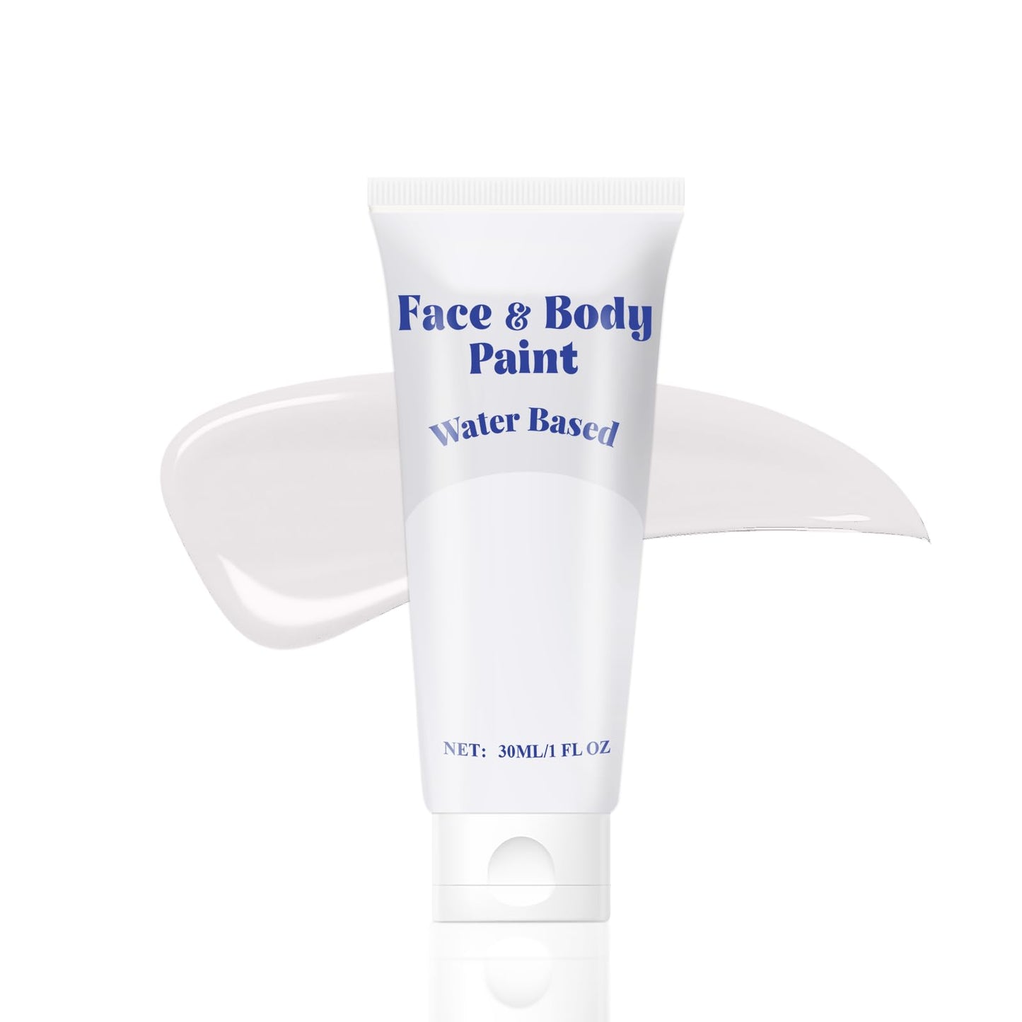 White Face Body Paint, Water Based Cream White Body Painting For Art Theater Halloween Party Cosplay Clown Skull Joker Zombie Vampire Skeleton Goth Beauty & Personal Care TUHPIBK