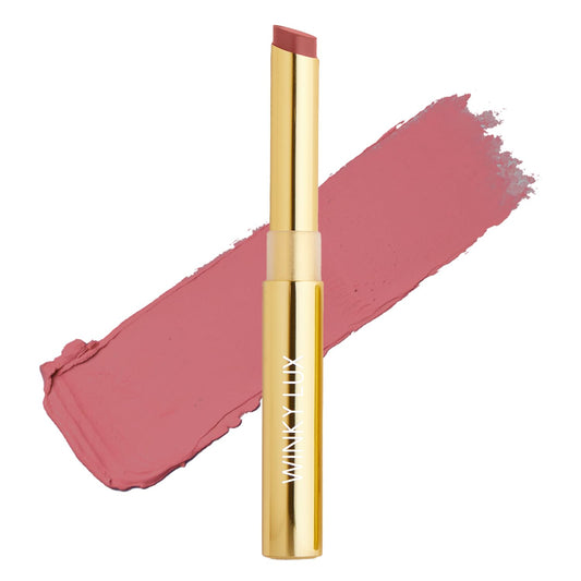 Winky Lux Skinny Plump Demi Matte Lipstick - Deep Berry Rose Lip, Natural Plump Lipstick, Weightless Long Lasting Soft Matte Lip Crayon, Infused with Beauty & Personal Care Winky Lux
