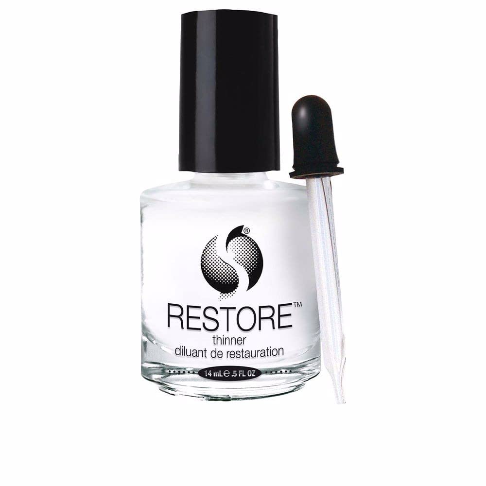 Seche Restore Top Coat - Nail Polish Thinner, Revive Thickened Lacquer, Nail Lacquer Thinner, Extends Manicure Life, 0.5 Fl Oz Beauty & Personal Care Seche