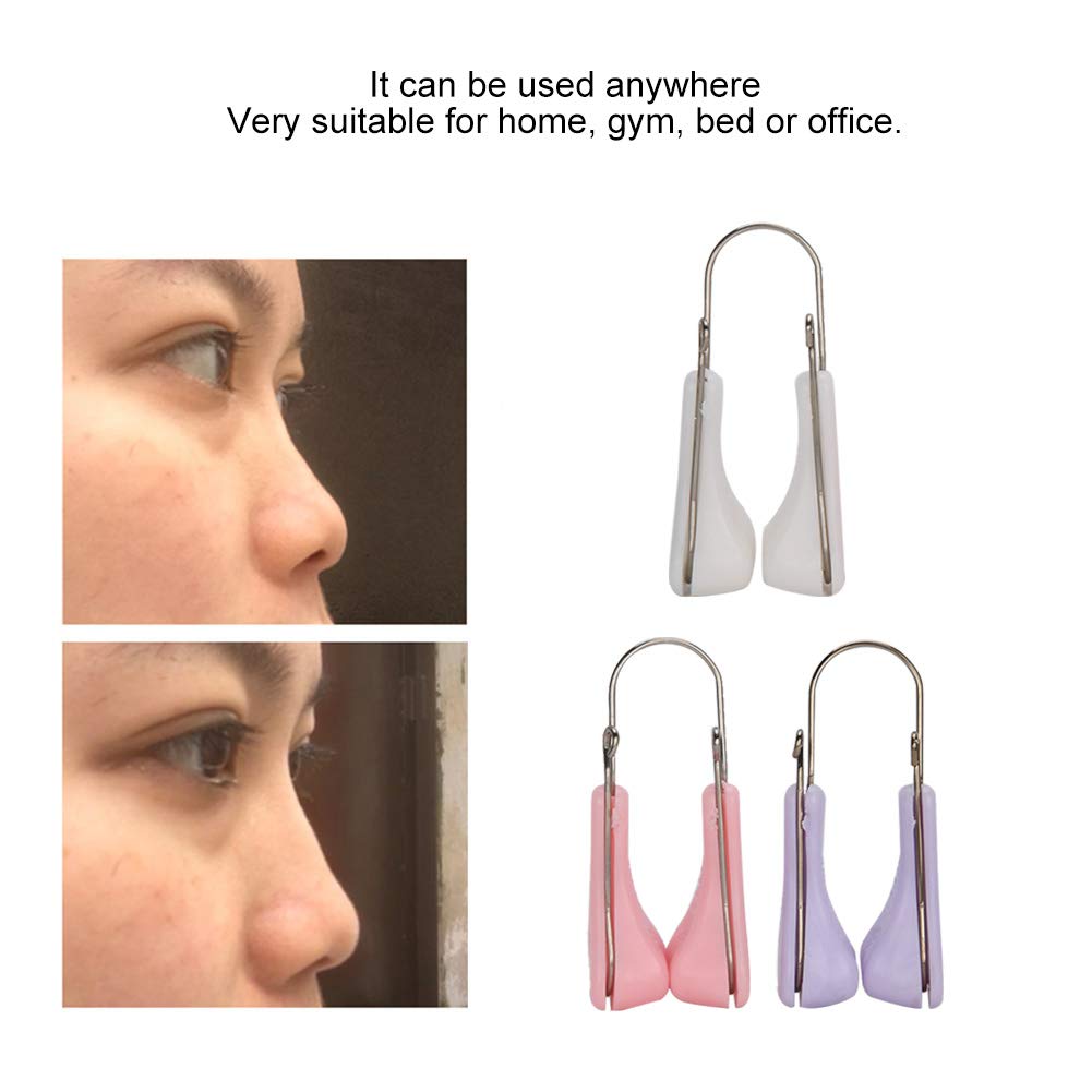 FILFEEL 3Pcs Nose Shaper Lifter Clip, Nose Beauty Up Lifting Soft Safety Silicone Rhinoplasty Nose Bridge Straightener Corrector Slimming Device Beauty and Personal Care FILFEEL