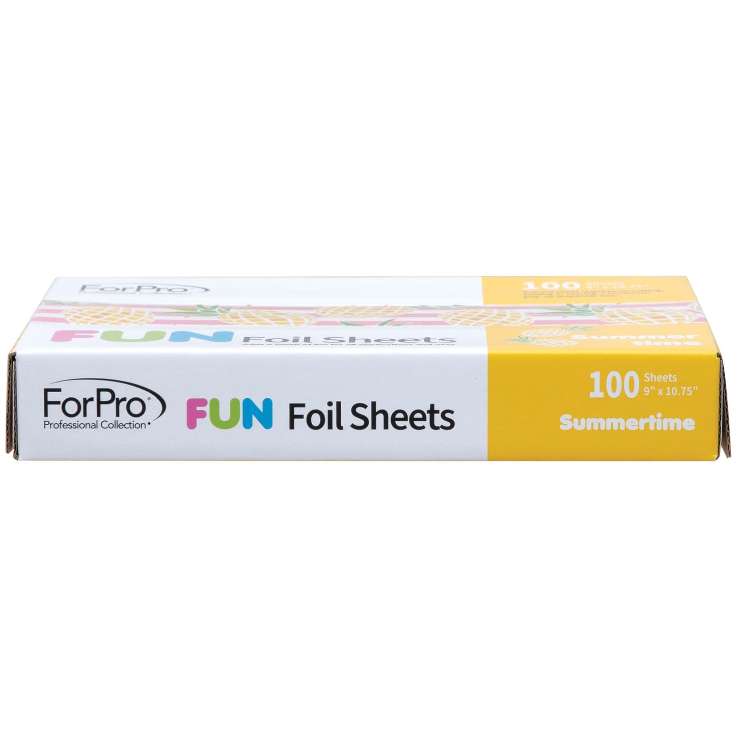 ForPro FUN Summertime 9" Foil Sheets, Aluminum Hair Foils for Color Application and Highlighting Services, Food Safe, Pop-Up Dispenser, 9” W x 10.75” Beauty & Personal Care ForPro Professional Collection