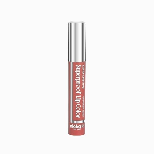 NICKA K NEW YORK Superproof Long-Lasting Lip Color, High Performance, Full Pigment, Glossy Finish (Cinnamon Toast) Beauty & Personal Care NICKA K NEW YORK