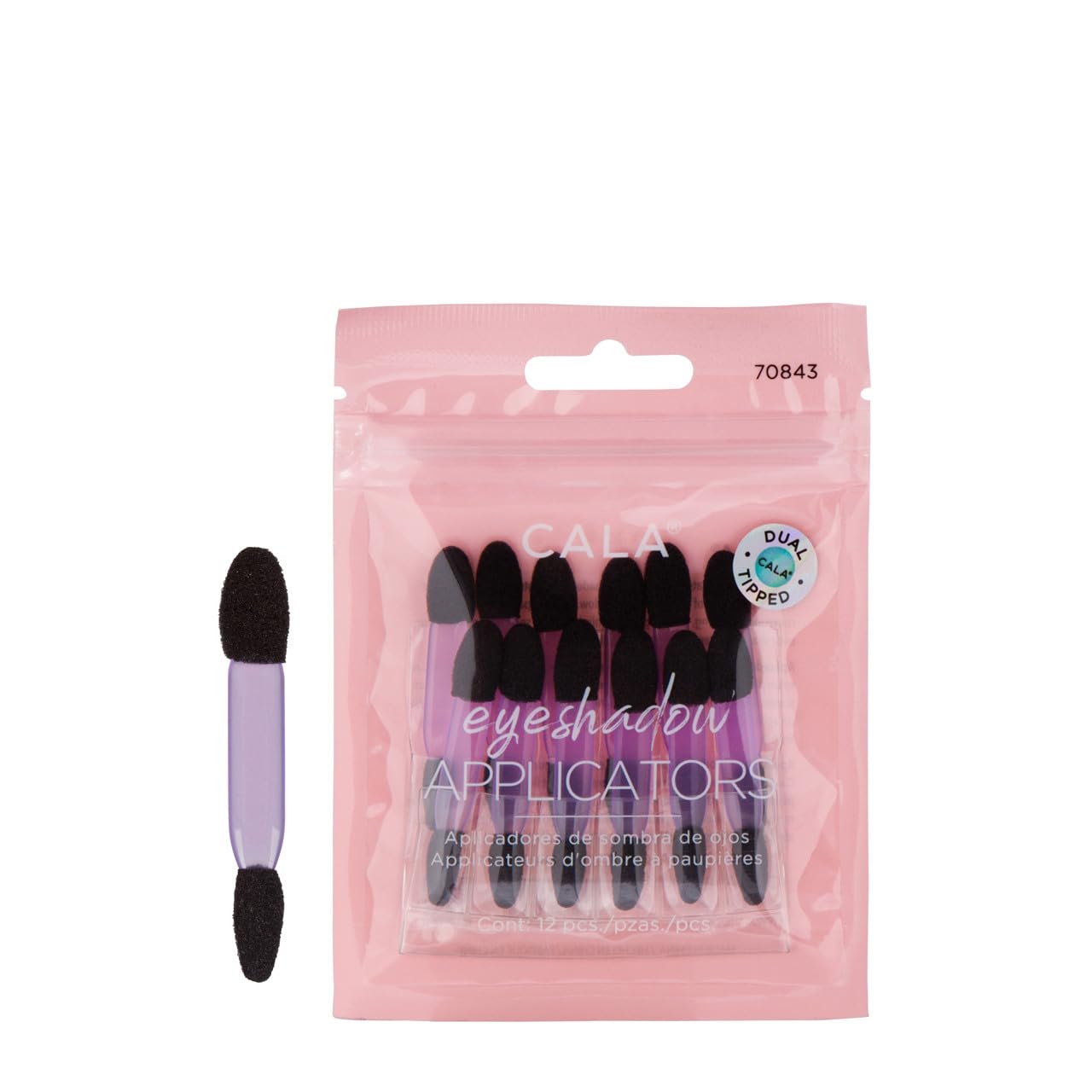 Cala Double-tip eyeshadow applicators 12 count, 12 Count Beauty & Personal Care Cala