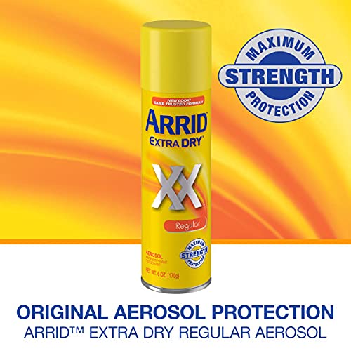 Arrid XX Extra Dry Aerosol Antiperspirant Deodorant, Regular, 6 oz. (Pack of 2) Beauty and Personal Care Arrid
