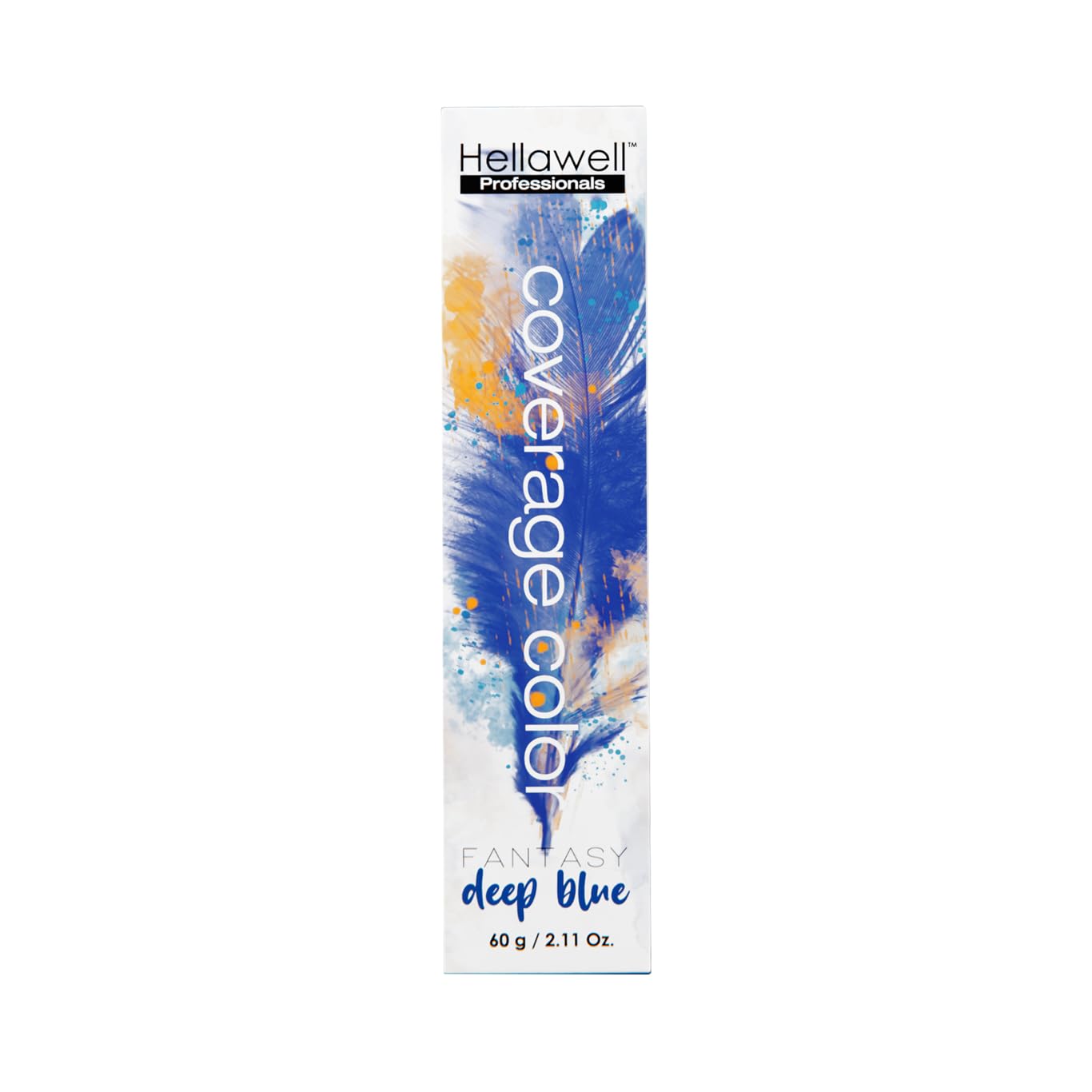 Hellawell Professional Hair Dye. Coverage Color Fantasy - Semi-permanent oxidation coloring cream. Deep Blue 2.11oz Beauty & Personal Care HELLAWELL PROFESSIONALS