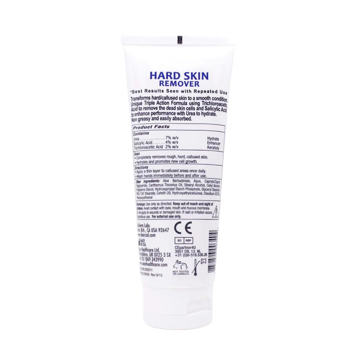 Clearzal Foot Cream For Hard Skin, Helps Calluses and Corn Removal While Leaving Soft Smooth Skin, Hydrating and Conditioning Triple Action Formula Beauty & Personal Care Clearzal