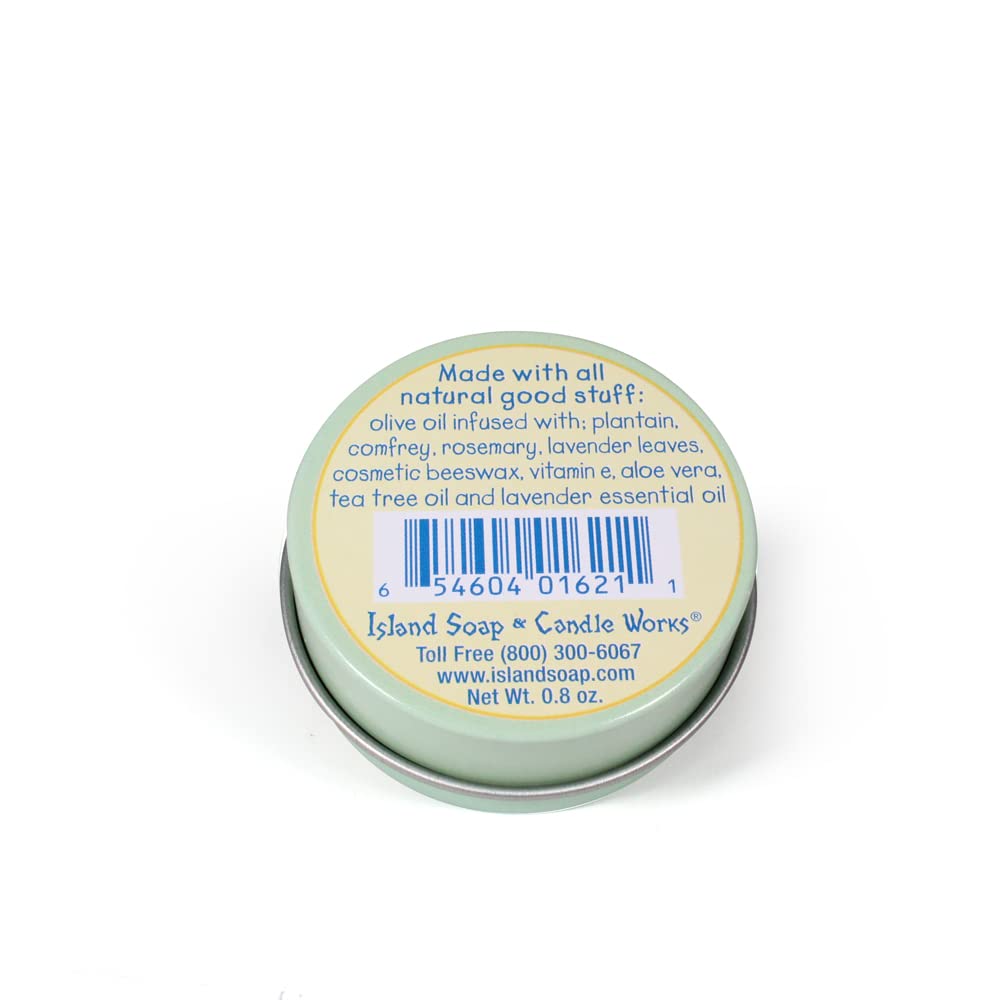 Island Soap & Candle Works Surfer's Salve - All Natural Skin Soothing Balm - Moisturizing Anti-Chafing Ointment for Insect Bites, Sunburn, Windburn Beauty & Personal Care Island Soap & Candle Works