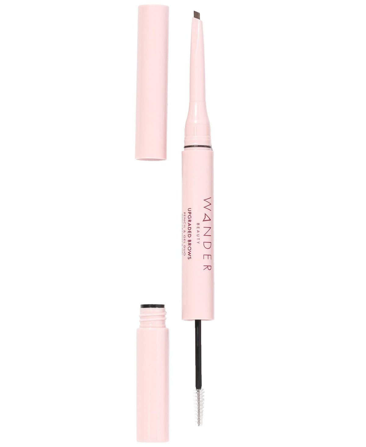 Wander Beauty Women's Upgraded Brows Pencil & Treatment Gel Duo, Medium Brown, 1 Count (Pack of 1)