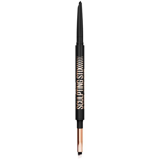 MAYBELLINE Sculpting Stix 2-in-1 Eyeliner, Dual Ended Black Eye Liner With Up to 24HR Wear, Smudge and Sweat-Resistant Eye Makeup Formula, Black Blur